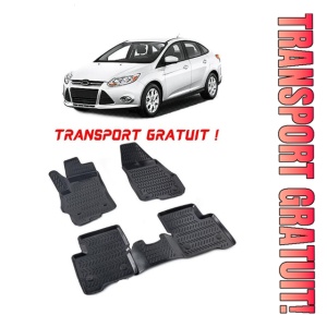 Ford Focus III 2011-2014 Set 4 covorase auto din cauciuc tip tavita premium line 3D - Transport Gratuit!
