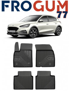 Ford Focus IV ActIVe Din 09.2018 - Prezent, Suv , Set Covorase Auto Tip Tavita Premium 3D, din cauciuc accesorii pentru autoturismul tau - masina v169072