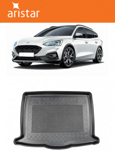 Ford Focus IV ActIVe Suv din 09.2018 - Prezent, Tavita Pentru Portbagaj Lux Premium Dedicata, Portbagaj Inferior Roata Rezerva Ingusta *2 accesorii pentru autoturismul tau - masina v190613
