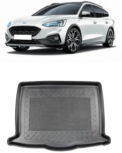 Ford Focus IV Hatchback din 09.2018 - Prezent, Tavita Pentru Portbagaj Lux Premium Dedicata, Portbagaj Inferior Roata Rezerva Ingusta *1 accesorii pentru autoturismul tau - masina v204610