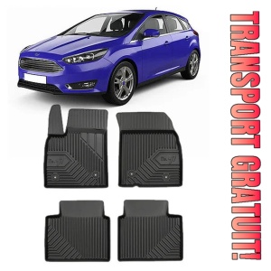 Ford Focus IV Mhev Din 07.2020 - Prezent, Hatchback , Set Covorase Auto Tip Tavita Premium 3D, din cauciuc