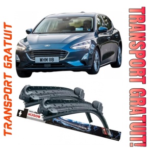 Ford Focus Set 2 stergatoare parbriz Bosch Bosch Aerotwin compatibile cu Ford Focus 2018 (65 cm / 50 cm)