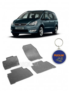 Ford Galaxy III, Van, fabricat din 09.2015 - Prezent, Type Mk4, set covorase auto dedicate, din cauciuc 100% Premium accesorii pentru autoturismul tau - masina v159713