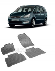 Ford Galaxy III, Van, fabricat din 09.2015 - Prezent, Type Mk4, set covorase auto dedicate, din cauciuc 100% Premium accesorii pentru autoturismul tau - masina v159715