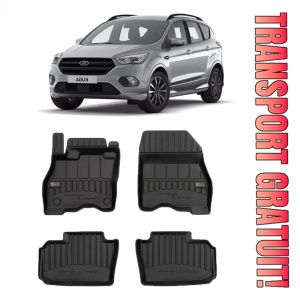 Ford Kuga II, Suv, Din 02.2013 - 03.2020 , Set Covorase Auto Tip Tavita Premium 3D, din cauciuc