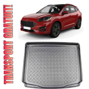 Ford Kuga III Suv din 04.2020 - Prezent, Tavita Pentru Portbagaj Lux Premium Dedicata, Roata Rezerva Ingusta / Kit Reparatie *1