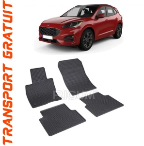 Ford Kuga III, Suv, fabricat din 04.2020 - Prezent, set covorase auto dedicate, din cauciuc 100% Premium accesorii pentru autoturismul tau - masina v156260