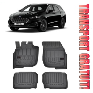 Ford Mondeo Din 2014 - Prezent , Set Covorase Auto Tip Tavita Premium 3D, din cauciuc