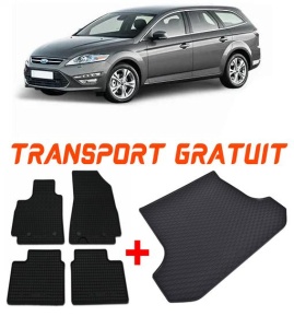 Ford Mondeo IV Combi din 09.2007 - 12.2014 *1, Set Covorase + tavita portbagaj auto accesorii pentru autoturismul tau - masina v2484