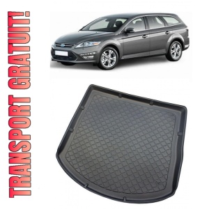 Ford Mondeo IV Combi din 09.2007 - 12.2014, Tavita Pentru Portbagaj Lux Premium Dedicata, Roata Rezerva Normala *1