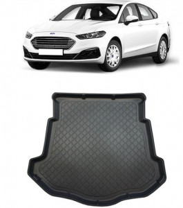 Ford Mondeo IV Hatchback din 09.2007 - 12.2014, Tavita Pentru Portbagaj Lux Premium Dedicata, Roata Rezerva Ingusta / Kit Reparatie *2 accesorii pentru autoturismul tau - masina v200468