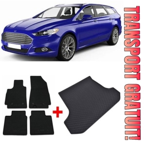 Ford Mondeo Set Covorase + tavita portbagaj auto Ford Mondeo IV fabricatie 09.2007 - 12.2014, caroserie combi