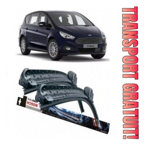Ford S-Max Set 2 stergatoare parbriz Bosch Bosch Aerotwin 75 cm/75 cm compatibile cu Ford S-Max (Cj, Wa6) din 2015-2018 (75 cm / 75 cm)