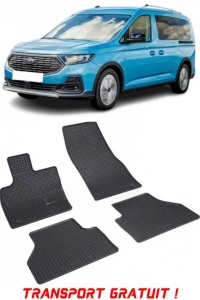Ford Tourneo Connect I, Van, fabricat din 2002 - 2013, 2 Locuri, set covorase auto dedicate, din cauciuc 100% Premium - Transport Gratuit accesorii pentru autoturismul tau - masina v39648