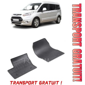 Ford Tourneo Connect II, Van, fabricat din 06.2014 - Prezent, 2 Locuri, set covorase auto dedicate, din cauciuc 100% Premium - Transport Gratuit