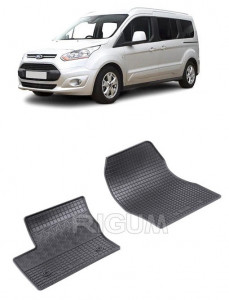 Ford Tourneo Connect III, Van, fabricat din 2019 - Prezent, 2 Locuri, set covorase auto dedicate, din cauciuc 100% Premium accesorii pentru autoturismul tau - masina v156114