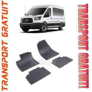 Ford Transit Courier, Van, fabricat din 01.2014 - Prezent, 5 Locuri, set covorase auto dedicate, din cauciuc 100% Premium