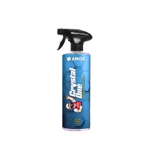Gel curatare geamuri si oglinzi auto AMOS Crystal One,tip pulverizator, efect hidrofob, fara urme, vizibilitate maxima, cantitate 500 ml