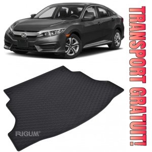 Honda Civic Tavita pentru portbagaj din cauciuc, compatibila Honda Civic X fabricatie 03.2017 - 10.2022, caroserie hatchback
