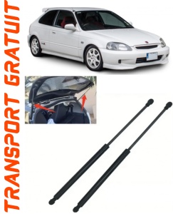 Honda Civic VI Set 2 amortizoare pentru portbagaj Krosno compatibil cu Honda Civic VI Hatchback fabricat intre 1998-2001 accesorii pentru autoturismul tau - masina v86084