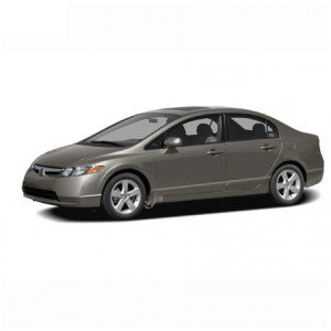 Honda CIVIc VIII Din 2006 - 2012, Sedan , Set Covorase Auto Tip Tavita Premium 3D, din cauciuc accesorii pentru autoturismul tau - masina v168573