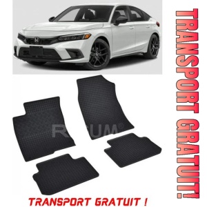 Honda CIVIc Xi fabricat din 11.2022 - Prezent, Sedan, set covorase auto dedicate, din cauciuc 100% Premium - Transport Gratuit