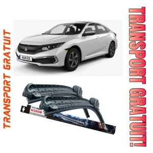 Honda Civic Xi Saloon Set 2 stergatoare parbriz Bosch Bosch Aerotwin 60 cm/47.5 cm compatibile cu Honda Civic Xi Saloon (Fe, Fl) din 2021 (60 cm / 47.5 cm)