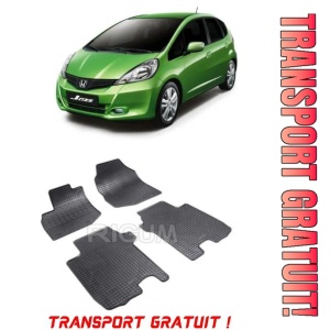 Honda Jazz II, Hatchback, fabricat din 11.2008 - 08.2015, set covorase auto dedicate, din cauciuc 100% Premium - Transport Gratuit