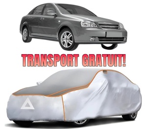 Husa Prelata Antigrindina Auto CHEVROLET LACETTI (J200) din 2005-2013, Protectie auto contra intemperiilor la grindina, Waterproof, 4x Stickere auto CHEVROLET