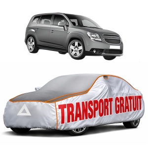 Husa Prelata Antigrindina Auto CHEVROLET ORLANDO (J309) din 2011-2015, Protectie auto contra intemperiilor la grindina, Waterproof, 4x Stickere auto CHEVROLET