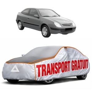 Husa Prelata Antigrindina Auto CITROEN XSARA Coupe (N0) din 1998-2005, Protectie auto contra intemperiilor la grindina, Waterproof, 4x Stickere auto CITROEN