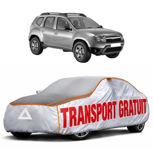 Husa Prelata Antigrindina Auto DACIA DUSTER (HS_) din 2010-2018, Protectie auto contra intemperiilor la grindina, Waterproof, 4x Stickere auto DACIA