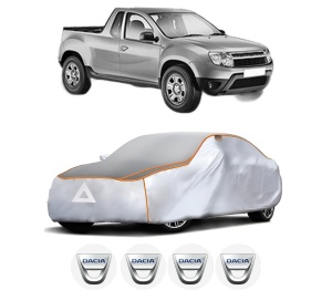 Husa Prelata Antigrindina Auto DACIA LOGAN Pickup (US_) din 2008-2010, Protectie auto contra intemperiilor la grindina, Waterproof, 4x Stickere auto DACIA - Img 2