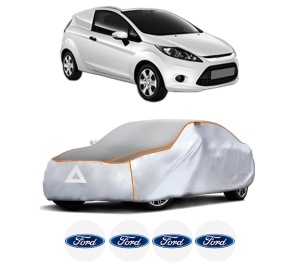 Husa Prelata Antigrindina Auto FORD FIESTA VI Van din 2009-2017, Protectie auto contra intemperiilor la grindina, Waterproof, 4x Stickere auto FORD - Img 2
