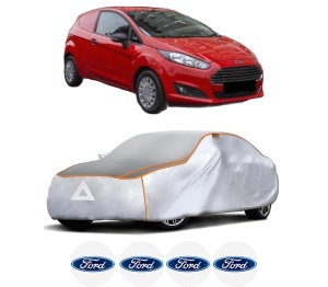 Husa Prelata Antigrindina Auto FORD FIESTA VII Van din 2018-2020, Protectie auto contra intemperiilor la grindina, Waterproof, 4x Stickere auto FORD - Img 2