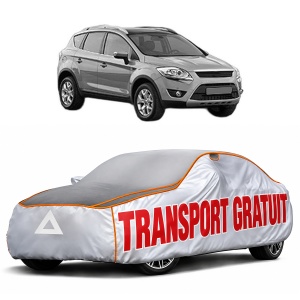 Husa Prelata Antigrindina Auto FORD KUGA I din 2008-2012, Protectie auto contra intemperiilor la grindina, Waterproof, 4x Stickere auto FORD