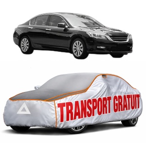 Husa Prelata Antigrindina Auto HONDA ACCORD IX Coupe din 2012, Protectie auto contra intemperiilor la grindina, Waterproof, 4x Stickere auto HONDA