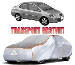 Husa Prelata Antigrindina Auto HONDA CITY V Saloon (GM2, GM3) din 2008, Protectie auto contra intemperiilor la grindina, Waterproof, 4x Stickere auto HONDA