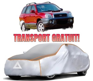 Husa Prelata Antigrindina Auto HYUNDAI SANTA FÉ I (SM) din 2001-2006, Protectie auto contra intemperiilor la grindina, Waterproof, 4x Stickere auto HYUNDAI