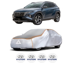 Husa Prelata Antigrindina Auto HYUNDAI TUCSON (NX4E, NX4A) din 2020-2022, Protectie auto contra intemperiilor la grindina, Waterproof, 4x Stickere auto HYUNDAI - Img 2
