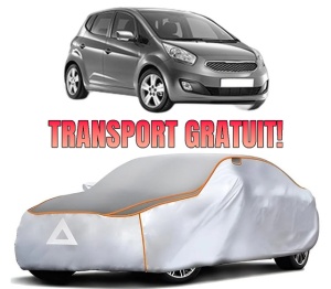 Husa Prelata Antigrindina Auto KIA VENGA (YN) din 2010-2019, Protectie auto contra intemperiilor la grindina, Waterproof, 4x Stickere auto KIA