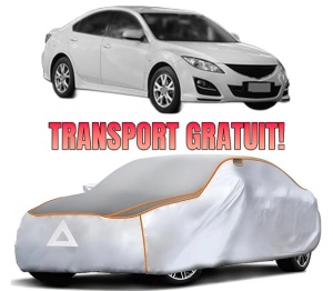Husa Prelata Antigrindina Auto MAZDA 6 Hatchback (GH) din 2007-2013, Protectie auto contra intemperiilor la grindina, Waterproof, 4x Stickere auto MAZDA
