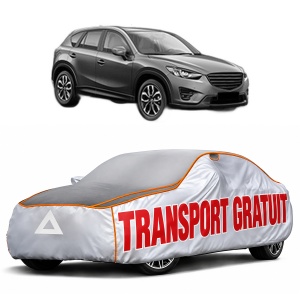 Husa Prelata Antigrindina Auto MAZDA CX-5 (KE, GH) din 2011-2017, Protectie auto contra intemperiilor la grindina, Waterproof, 4x Stickere auto MAZDA