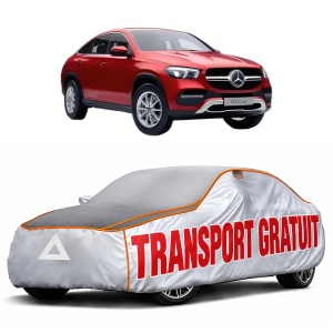 Husa Prelata Antigrindina Auto MERCEDES-BENZ GLE Coupe (C167) din 2019-2023, Protectie auto contra intemperiilor la grindina, Waterproof, 4x Stickere auto MERCEDES-BENZ