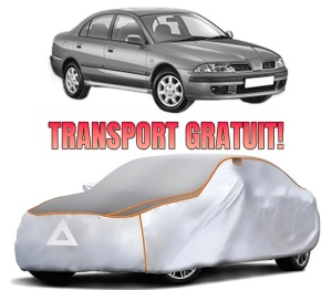 Husa Prelata Antigrindina Auto MITSUBISHI CARISMA Saloon (DA_) din 1996-2006, Protectie auto contra intemperiilor la grindina, Waterproof, 4x Stickere auto MITSUBISHI