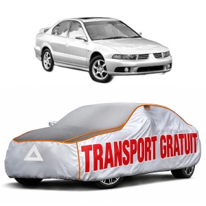 Husa Prelata Antigrindina Auto MITSUBISHI GALANT IX Saloon (DJ_, ED_, EF_) din 2003, Protectie auto contra intemperiilor la grindina, Waterproof, 4x Stickere auto MITSUBISHI