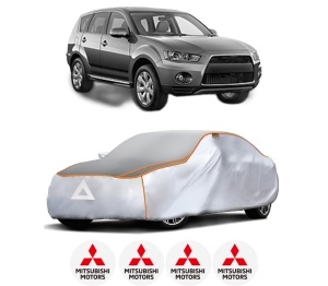 Husa Prelata Antigrindina Auto MITSUBISHI OUTLANDER III (GG_W, GF_W, ZJ, ZL, ZK) din 2012-2022, Protectie auto contra intemperiilor la grindina, Waterproof, 4x Stickere auto MITSUBISHI - Img 2