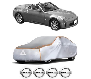 Husa Prelata Antigrindina Auto NISSAN 350Z Roadster (Z33) din 2004-2009, Protectie auto contra intemperiilor la grindina, Waterproof, 4x Stickere auto NISSAN - Img 2