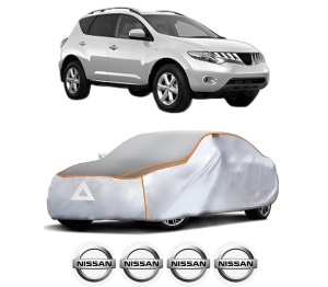 Husa Prelata Antigrindina Auto NISSAN MURANO II (Z51) din 2008-2014, Protectie auto contra intemperiilor la grindina, Waterproof, 4x Stickere auto NISSAN - Img 2