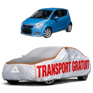 Husa Prelata Antigrindina Auto OPEL AGILA B (H08) din 2008-2014, Protectie auto contra intemperiilor la grindina, Waterproof, 4x Stickere auto OPEL